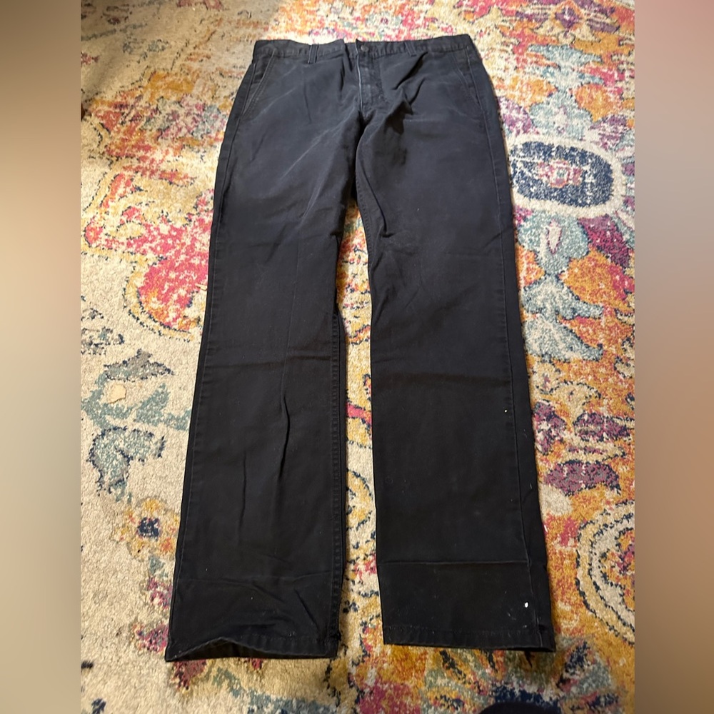 Men’s Levi chino slacks, black 34x32